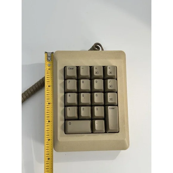 Apple Numeric Keypad & Cable for Macintosh 128k 512k Mac Plus RARE Vintage M0120